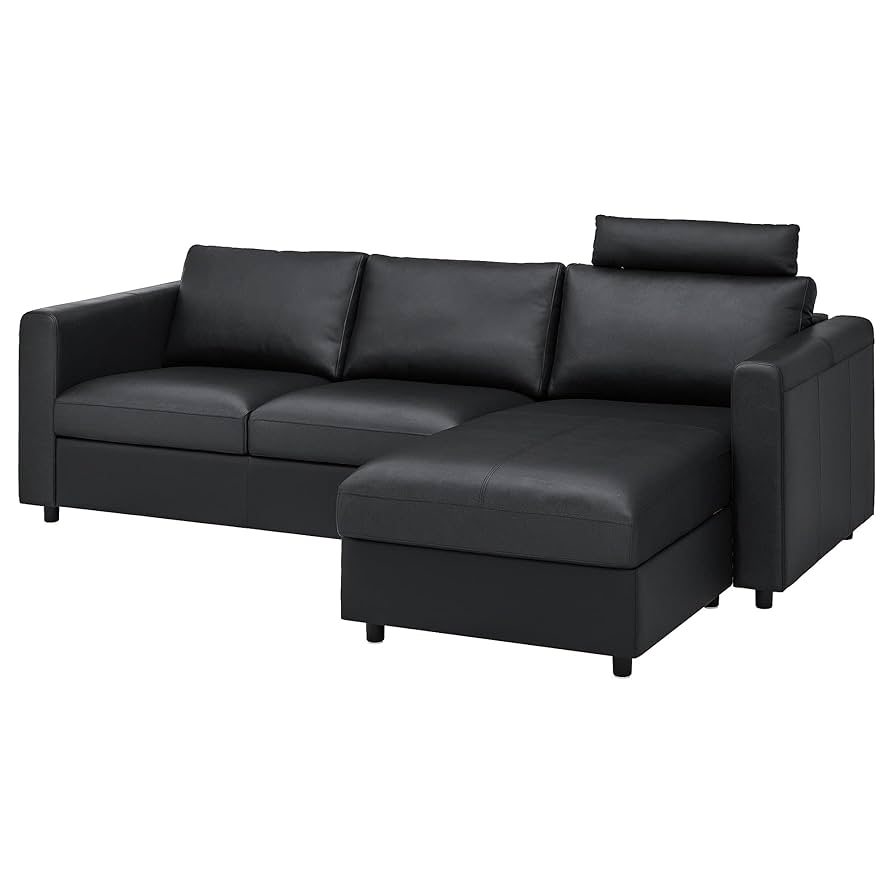 IKEA VIMLE ブラック　ソファ用ヘッドレスト2点セット IKEA VIMLE ブラック ソファ用ヘッドレスト2点セット ソファ